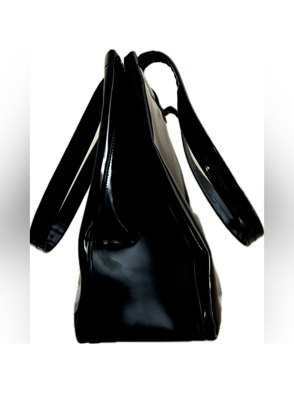 Salvatore Ferragamo Black Shoulder Bag with Gold Clasp - Picture 7 of 15